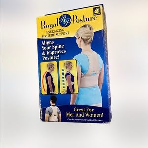 NOS royal posture energizing posture support unisex backbrace size S/M new
